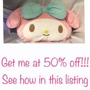 Sanrio My Melody Big Face Cushion